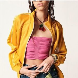 NWT BDG urban outfitters Yellow track suit jacket